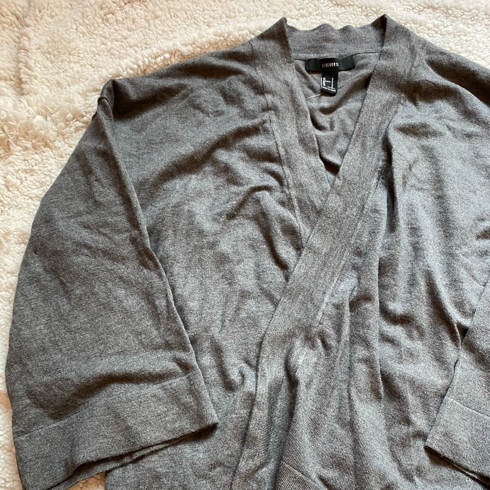 NWT Forever 21 Grey Cardigan
